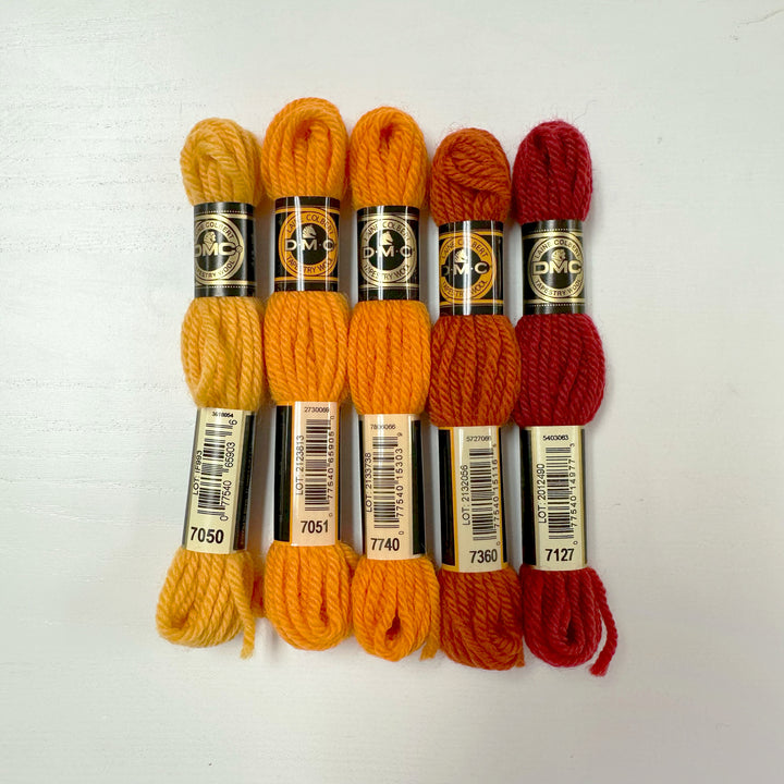 Tapestry Wool: Oranges, Corals, Rusts