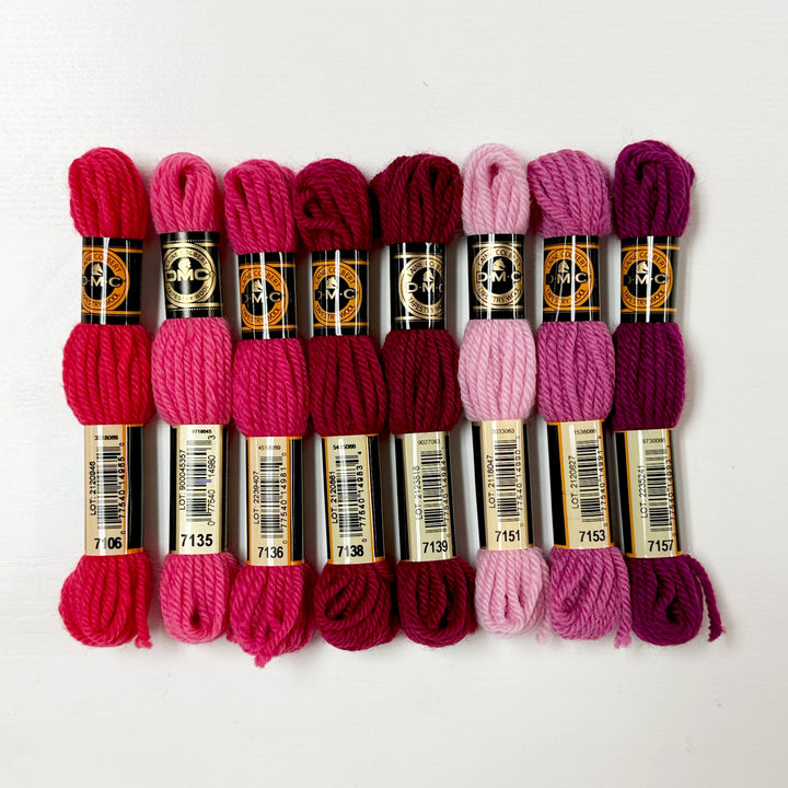 Tapestry Wool: Reds, Pinks, Maroons
