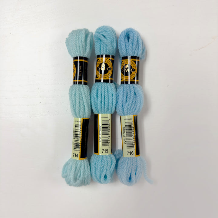 Tapestry Wool: Blues, Aquas, Teals