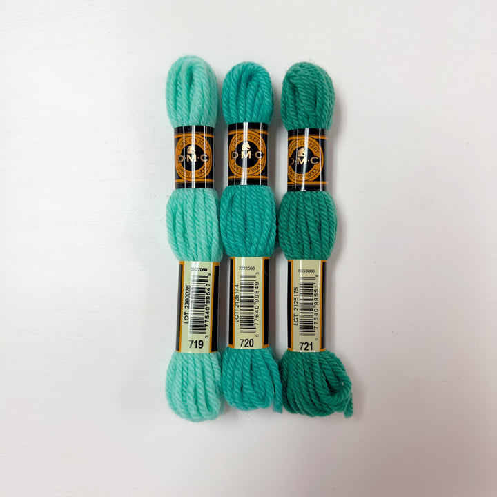 Tapestry Wool: Blues, Aquas, Teals