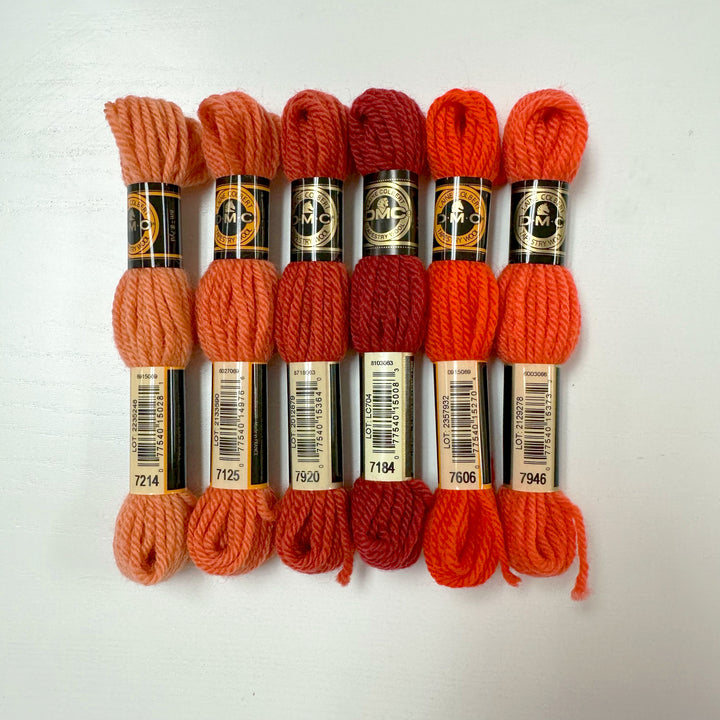 Tapestry Wool: Oranges, Corals, Rusts