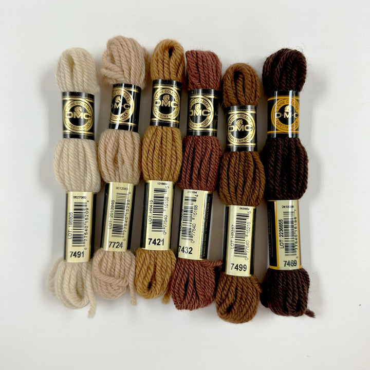 Tapestry Wool: Browns, Tans, Beige