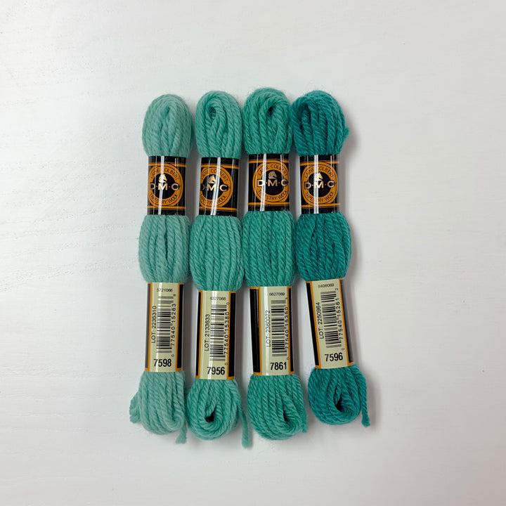 Tapestry Wool: Blues, Aquas, Teals