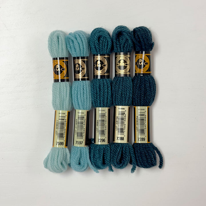 Tapestry Wool: Blues, Aquas, Teals