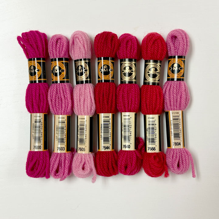 Tapestry Wool: Reds, Pinks, Maroons