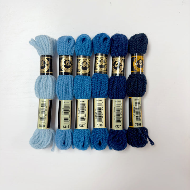 Tapestry Wool: Blues, Aquas, Teals