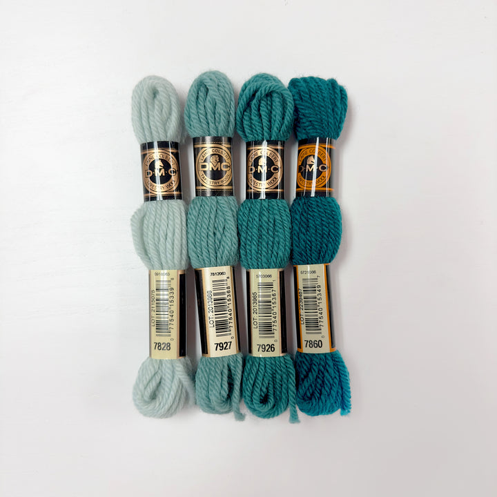 Tapestry Wool: Blues, Aquas, Teals
