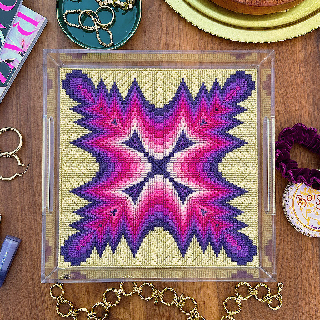 Bargello Acrylic Tray – Hello Bargello
