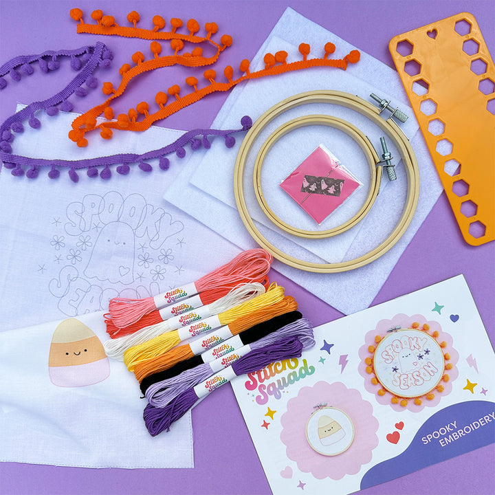 Spooky Embroidery: Stitch Squad