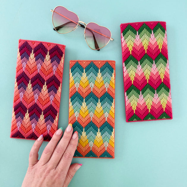 Nightbird Glasses Case Hello Bargello