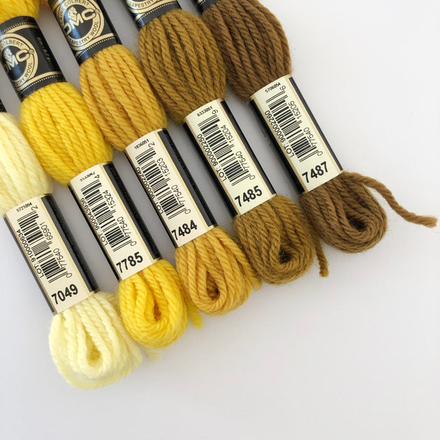 Tapestry Wool - Bright Yellow 552 From Appleton Bros. - Browns & Yellows -  Appleton Threads & Yarns - Casa Cenina