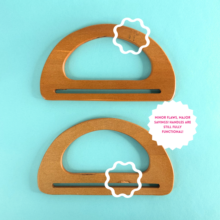 MINOR FLAWS - Wooden Handles Set of 2