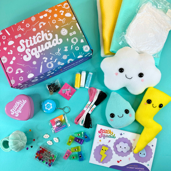 Stitch Squad: Stormy Weather Stuffies Hand Sewing Box