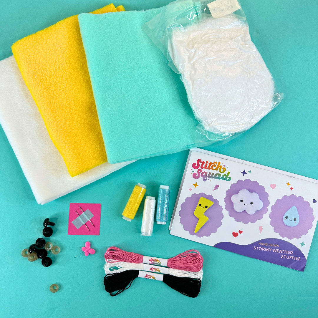 Stitch Squad: Stormy Weather Stuffies Hand Sewing Box