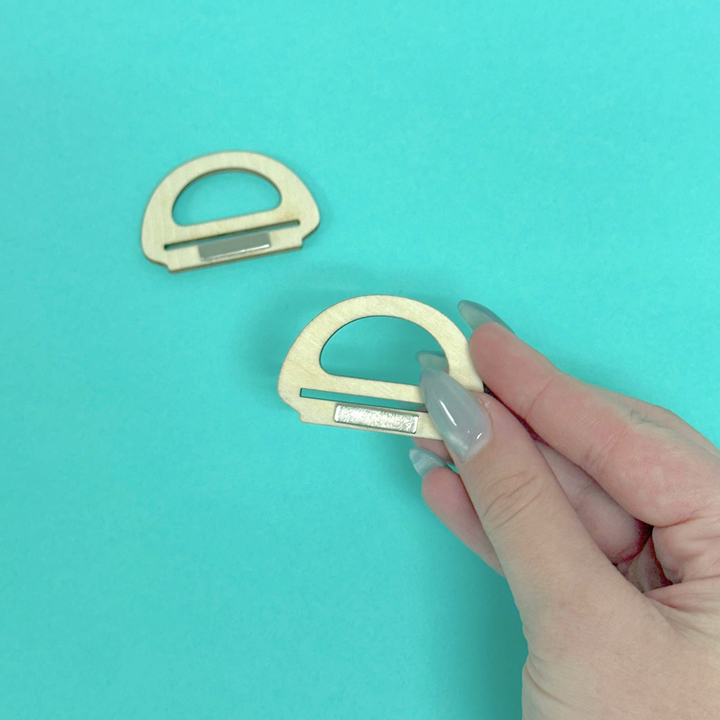 Mini Wooden Handles Set of 2