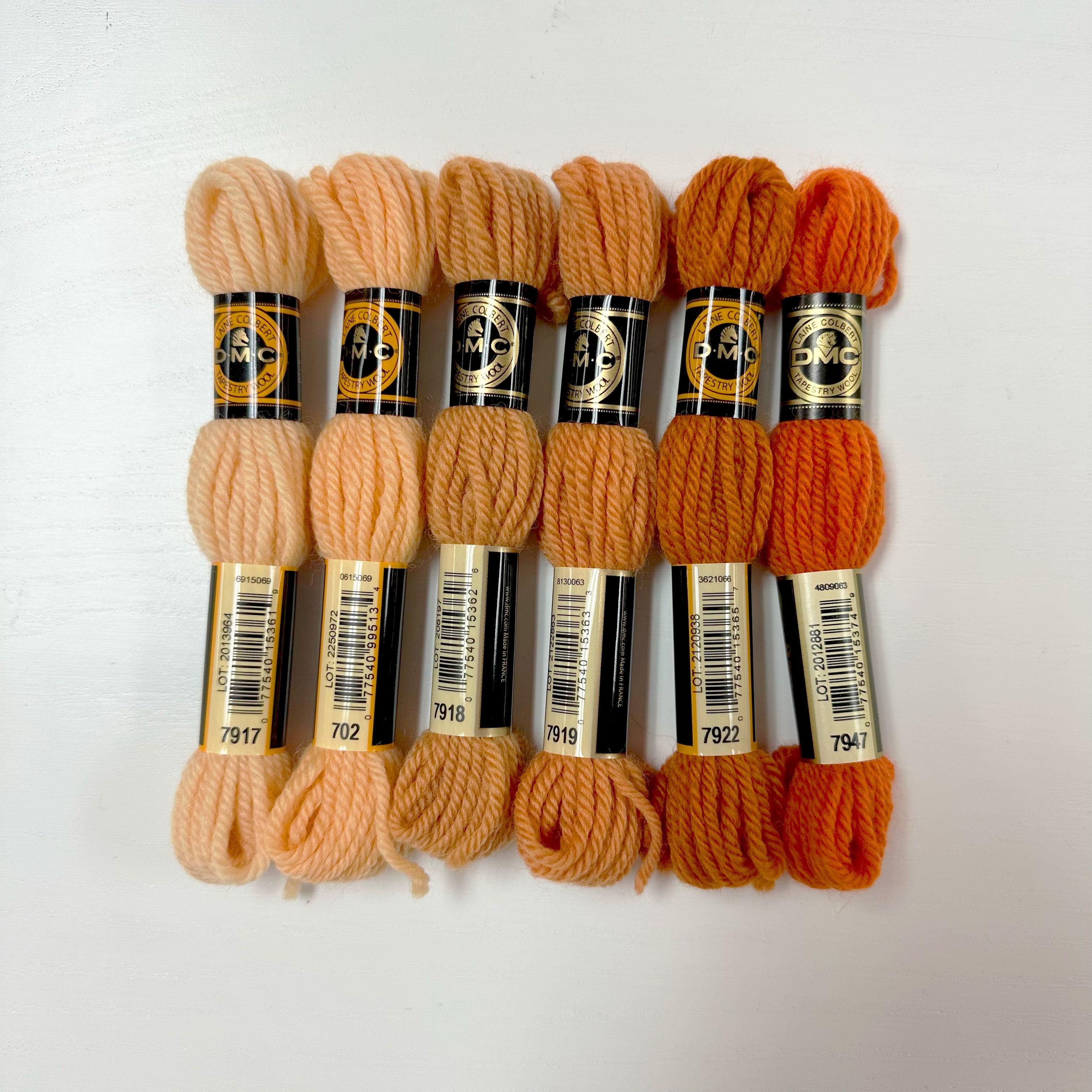 Tapestry Wool: Oranges, Corals, Rusts – Hello Bargello