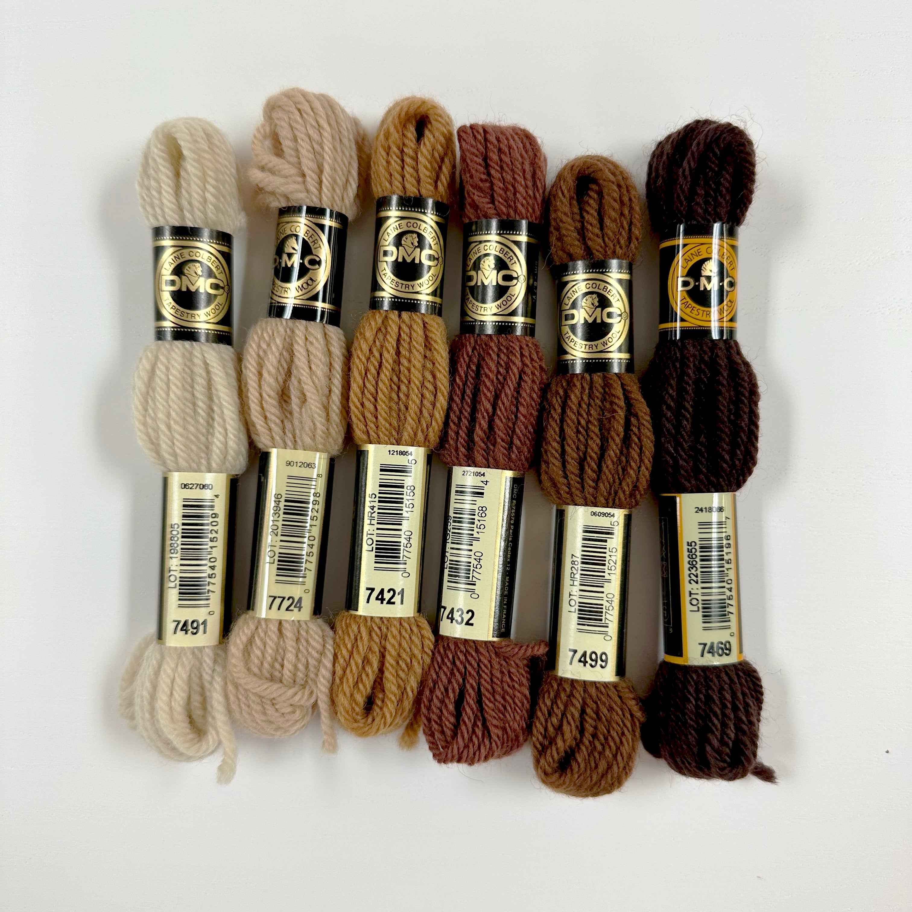 Tapestry Wool: Browns, Tans, Beige – Hello Bargello