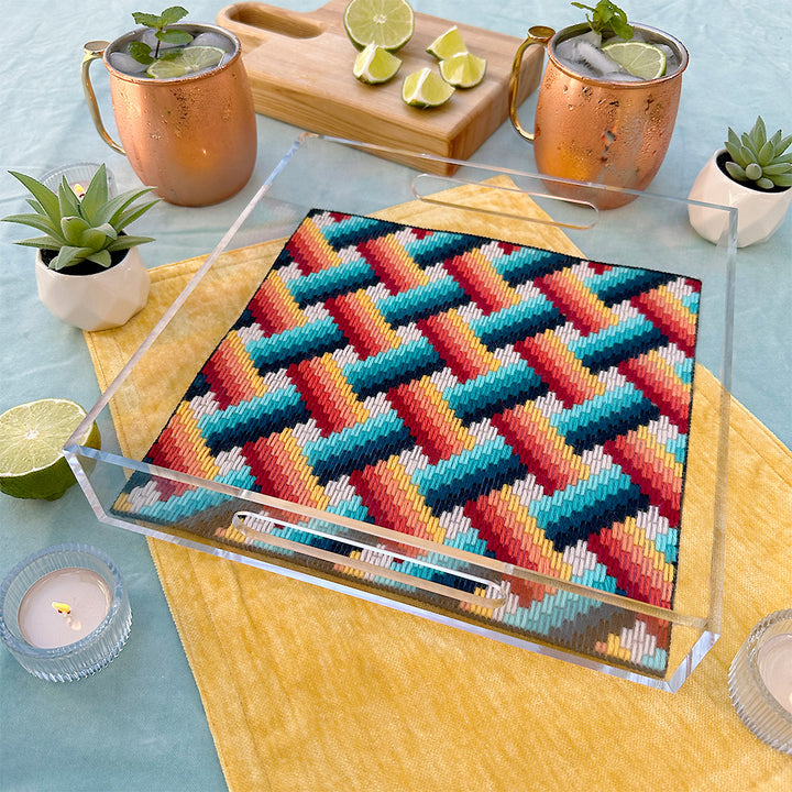 Basketweave Tray