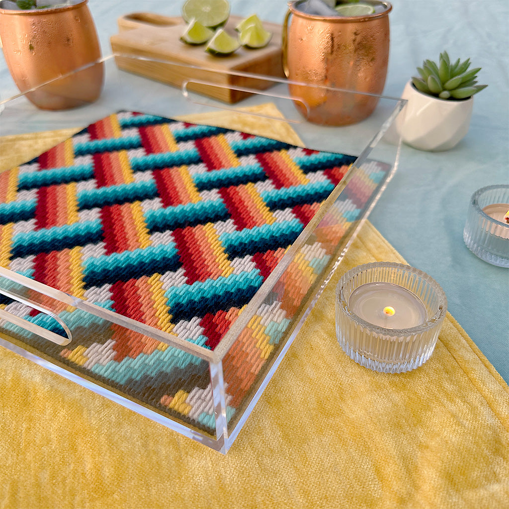 Basketweave Tray