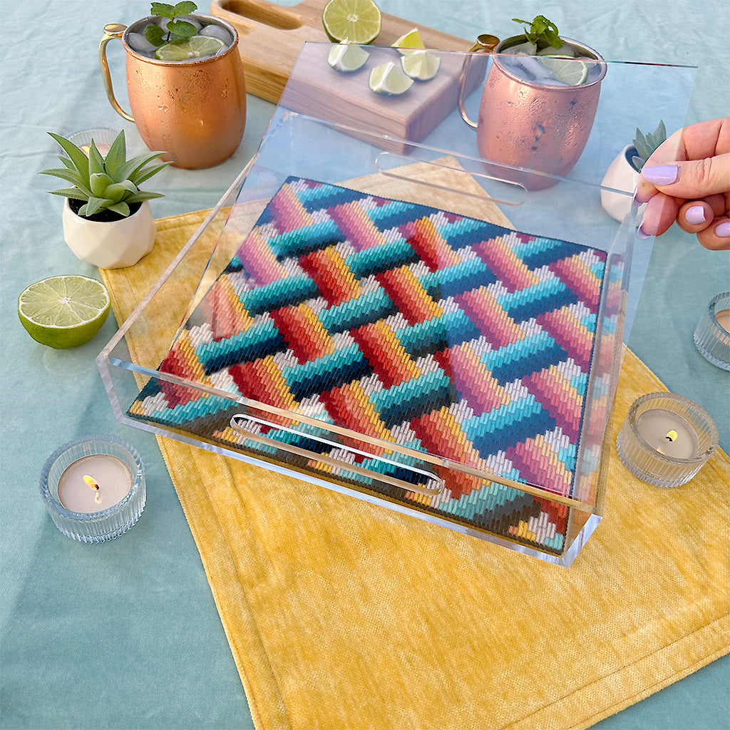 Basketweave Tray