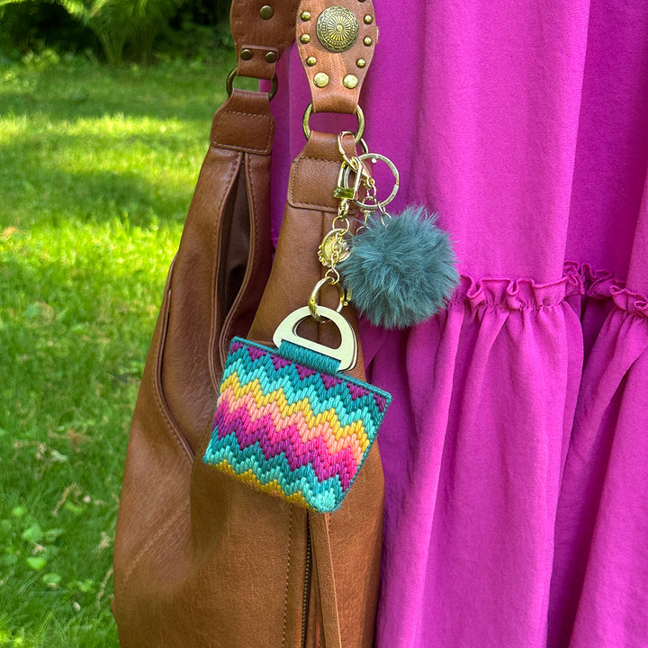 Dreamweaver Bag Charm: Chevron
