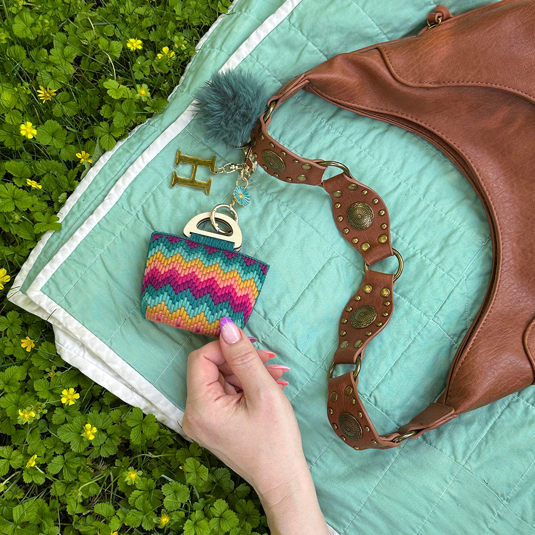 Dreamweaver Bag Charm: Chevron