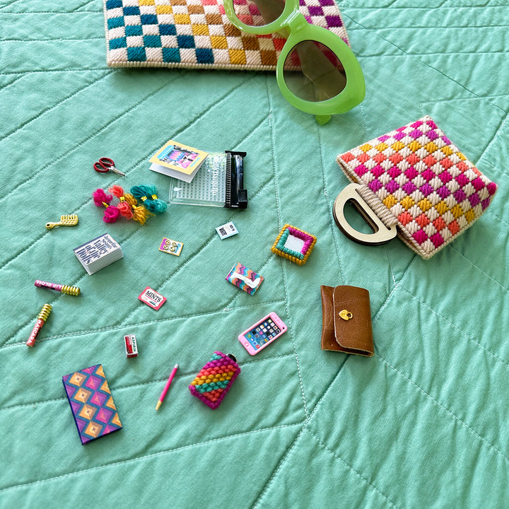 Dreamweaver Bag Charm: Checkmate
