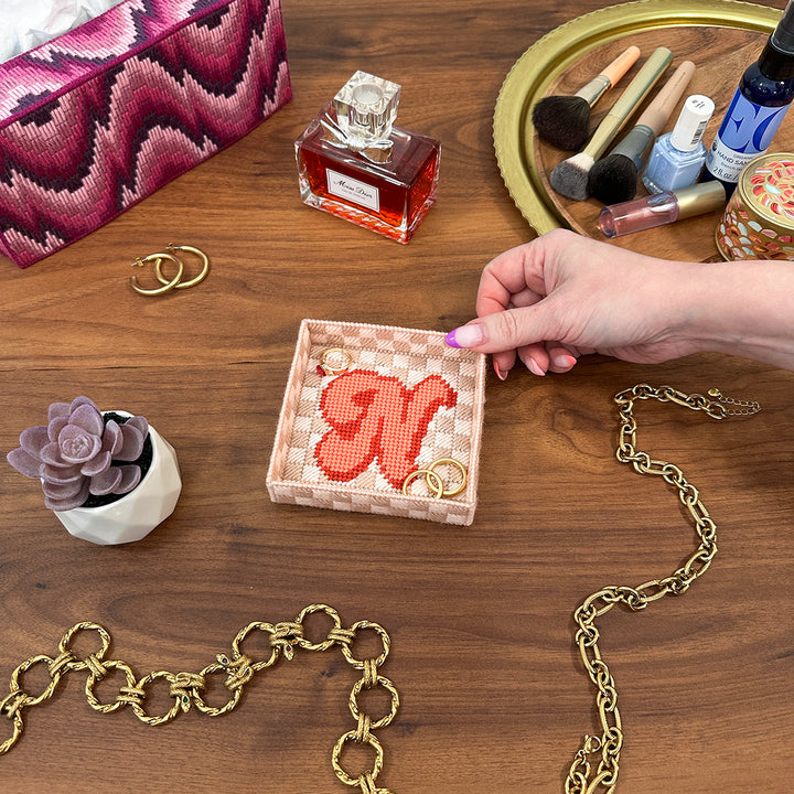 Monogram Trinket Tray