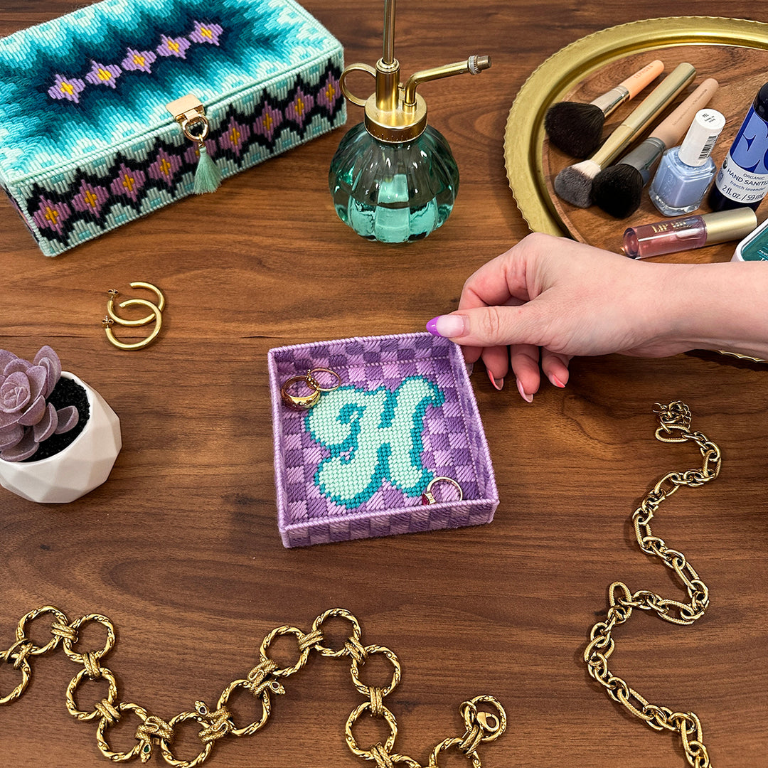 Monogram Trinket Tray
