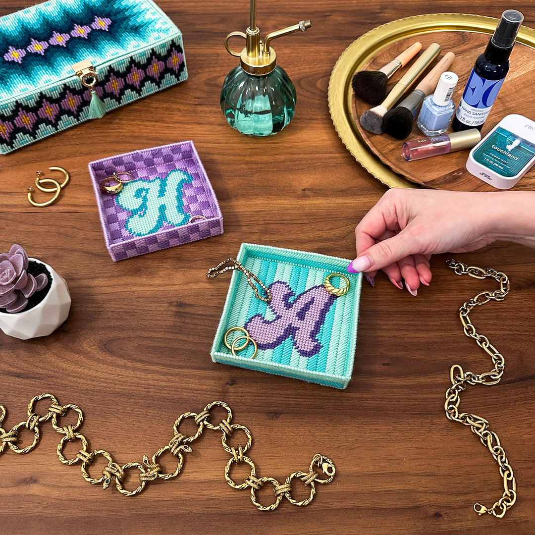 Monogram Trinket Tray