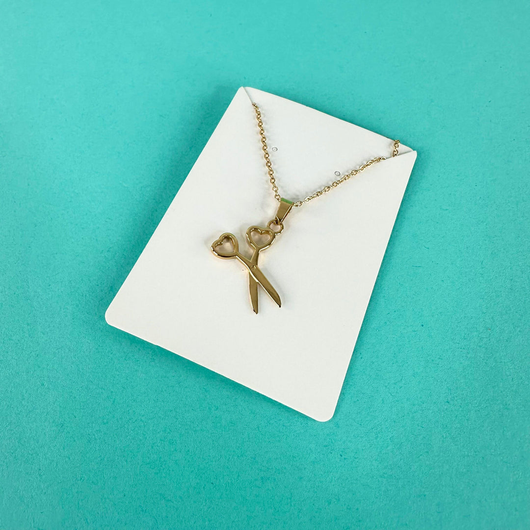 Heart Scissors Necklace
