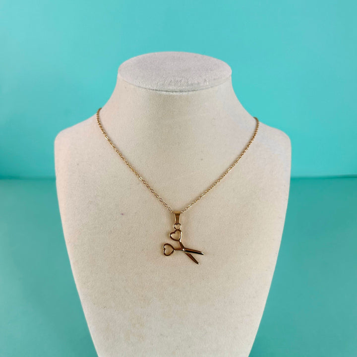 Heart Scissors Necklace