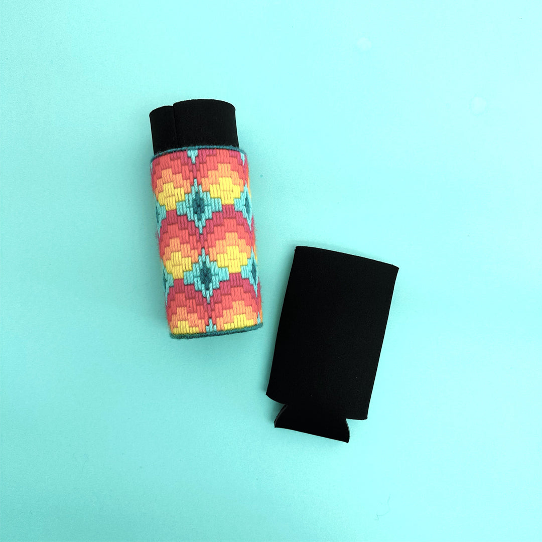 Blank Koozies Hello Bargello Blank koozies hello bargello