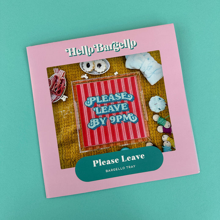 "Please Leave" Tray Pattern Booklet