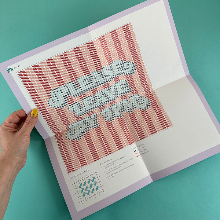 "Please Leave" Tray Pattern Booklet