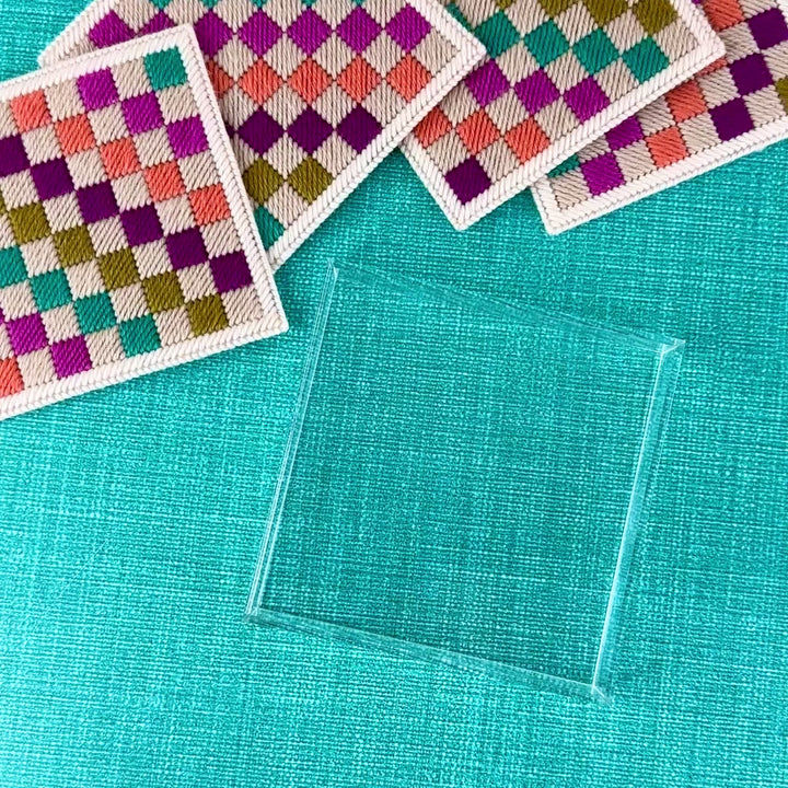 Basketweave Coaster Set