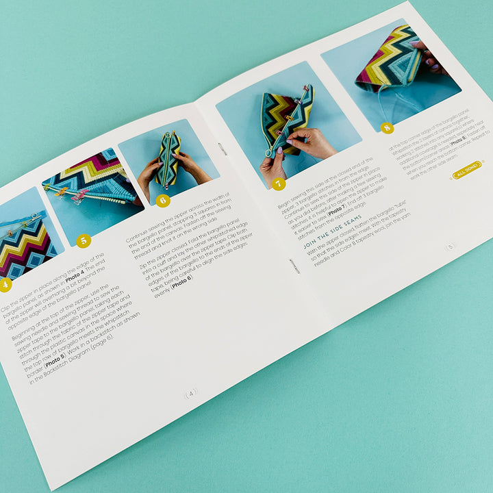 Rio Chevron Zipper Bag Pattern Booklet