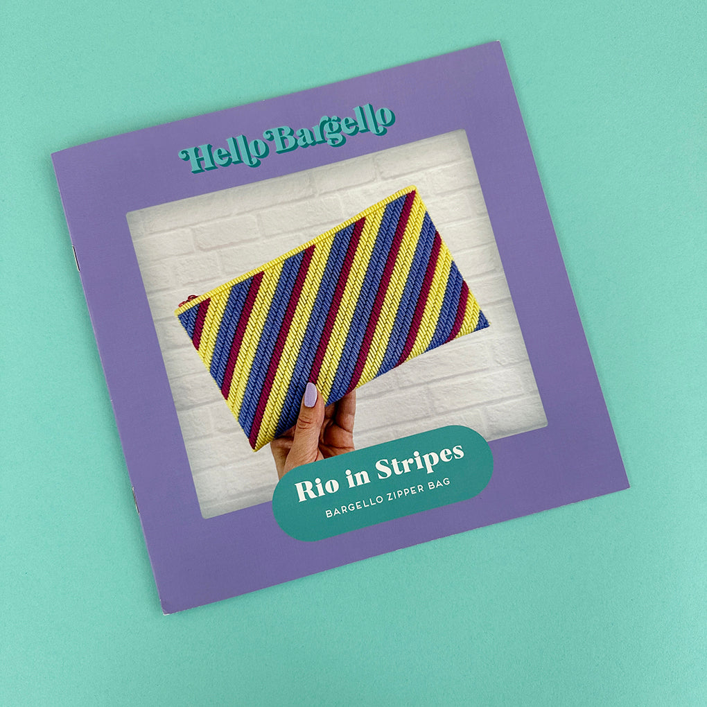 Rio Stripes Zipper Bag Pattern Booklet