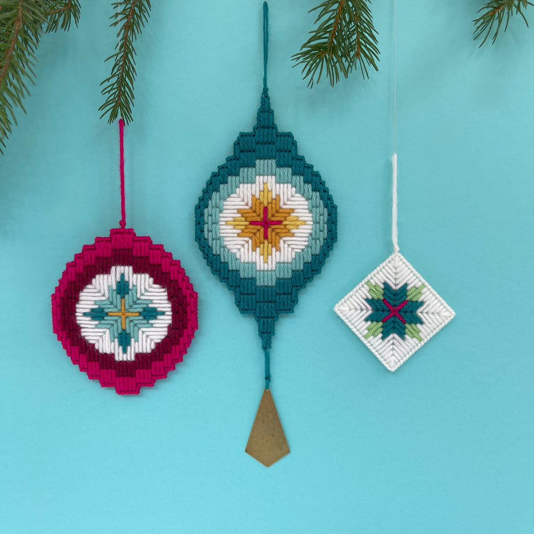2021 Holiday Ornaments Digital Pattern