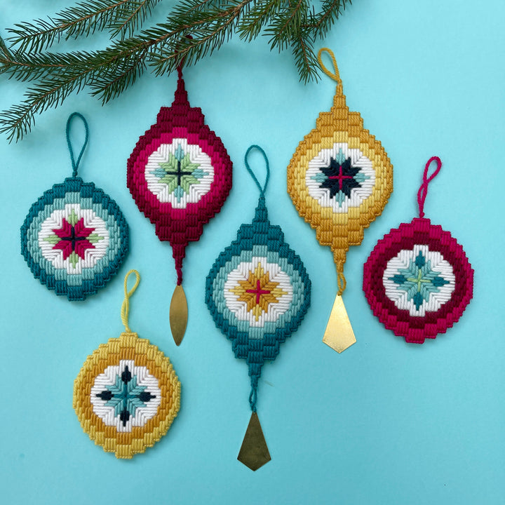 2021 Holiday Ornaments Digital Pattern