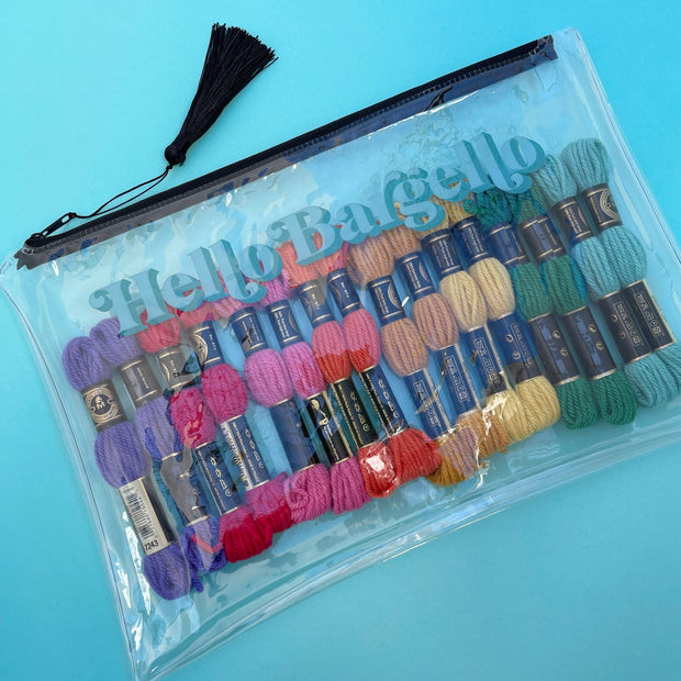 Hello Bargello Project Bag