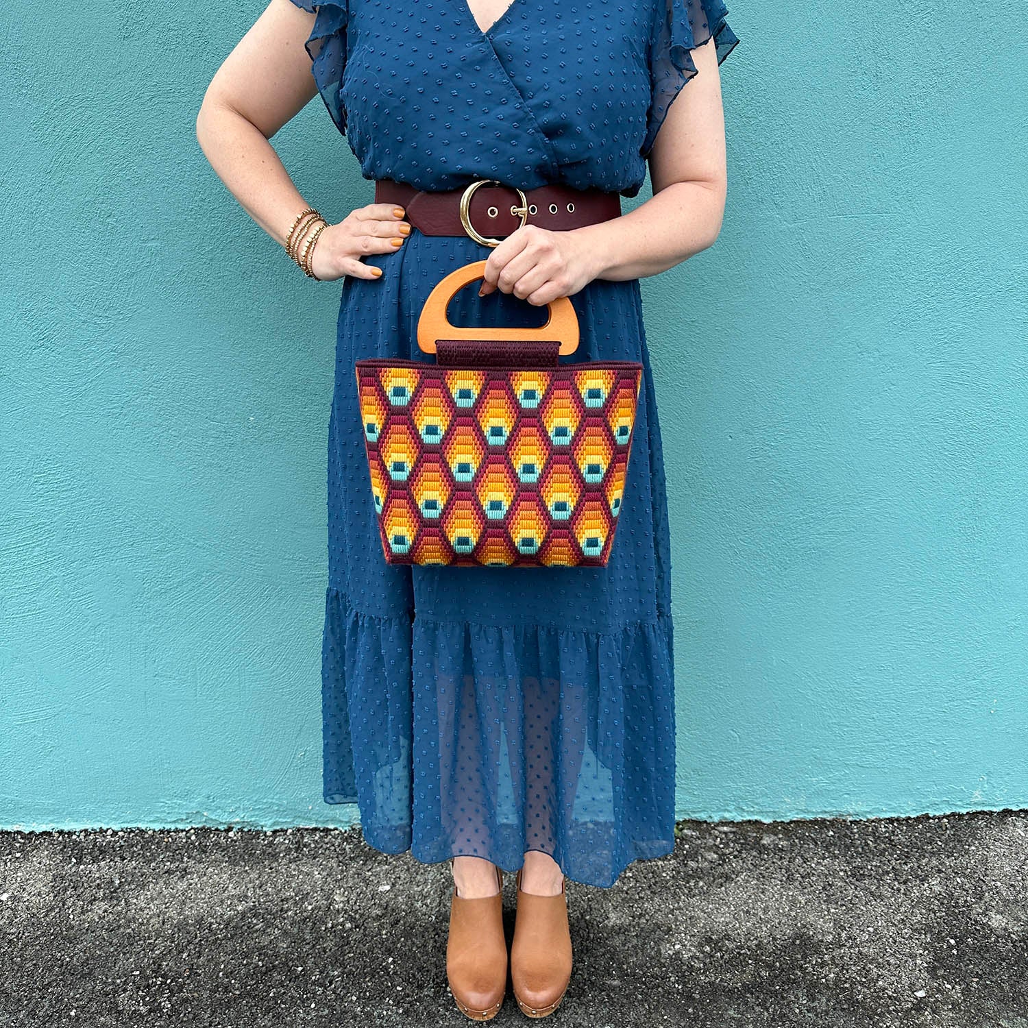 Dreamweaver Tote: Hexagon – Hello Bargello