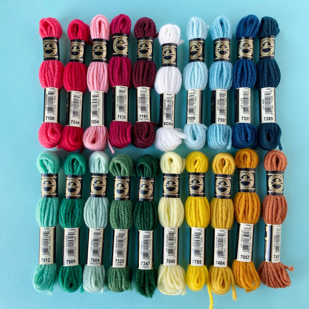 "Classic Holiday" 20 Skein Tapestry Wool Bundle