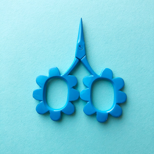 Kelmscott Design's Storklettes Scissors-Blue