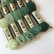 Tapestry Wool: Greens, Olives