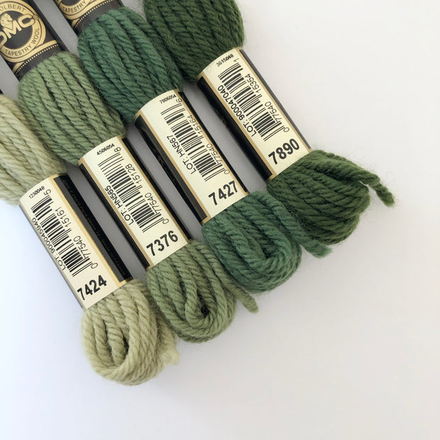 Tapestry Wool: Greens