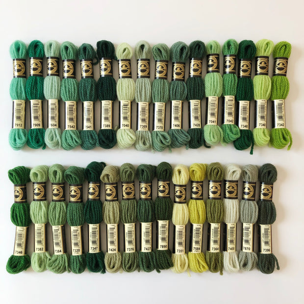 Tapestry Wool: Greens