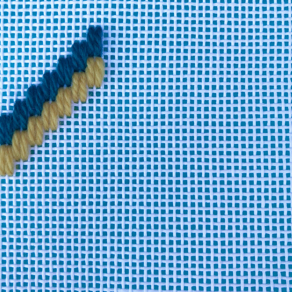 Merry Everything on 18 mesh Needlepoint Canvas – Bargello Needlepoint