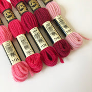 Tapestry Wool: Reds, Pinks, Maroons