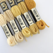 Tapestry Wool: Gold, Yellow, Rust, Medium-Brown